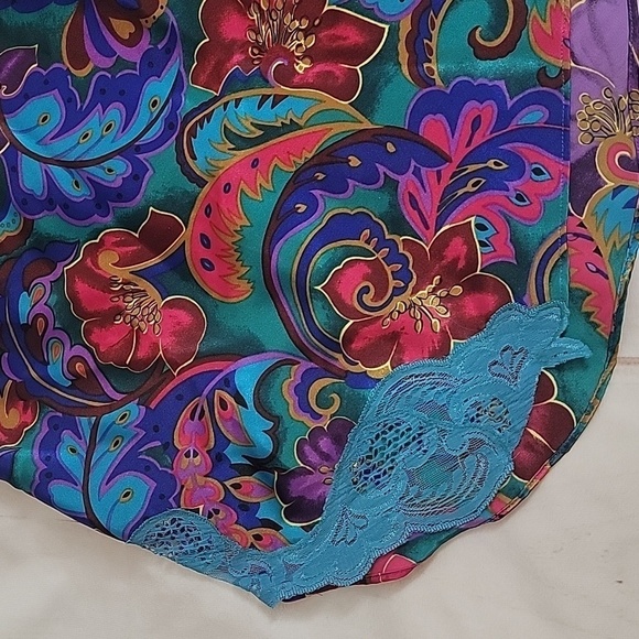 Victoria's Secret Gold Lable Vintage Slip Dress Nightgown Beautiful Floral Small - Picture 2 of 6